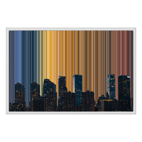 30×20" Framed Canvas - White Frame variant