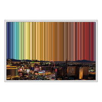 30×20" Framed Canvas - White Frame variant
