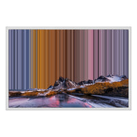 Inramad canvastavla, 30×20", vit ram