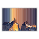 Gerahmtes Leinwandbild im Format 30×20", weißer Rahmen