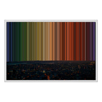 30×20" Framed Canvas - White Frame variant