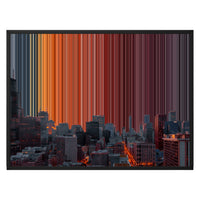 30×24" Framed Canvas - Black Frame variant
