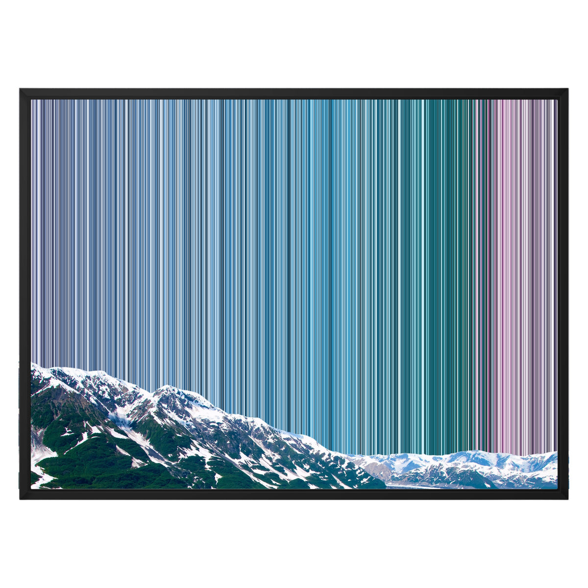 30×24" Framed Canvas - Black Frame variant