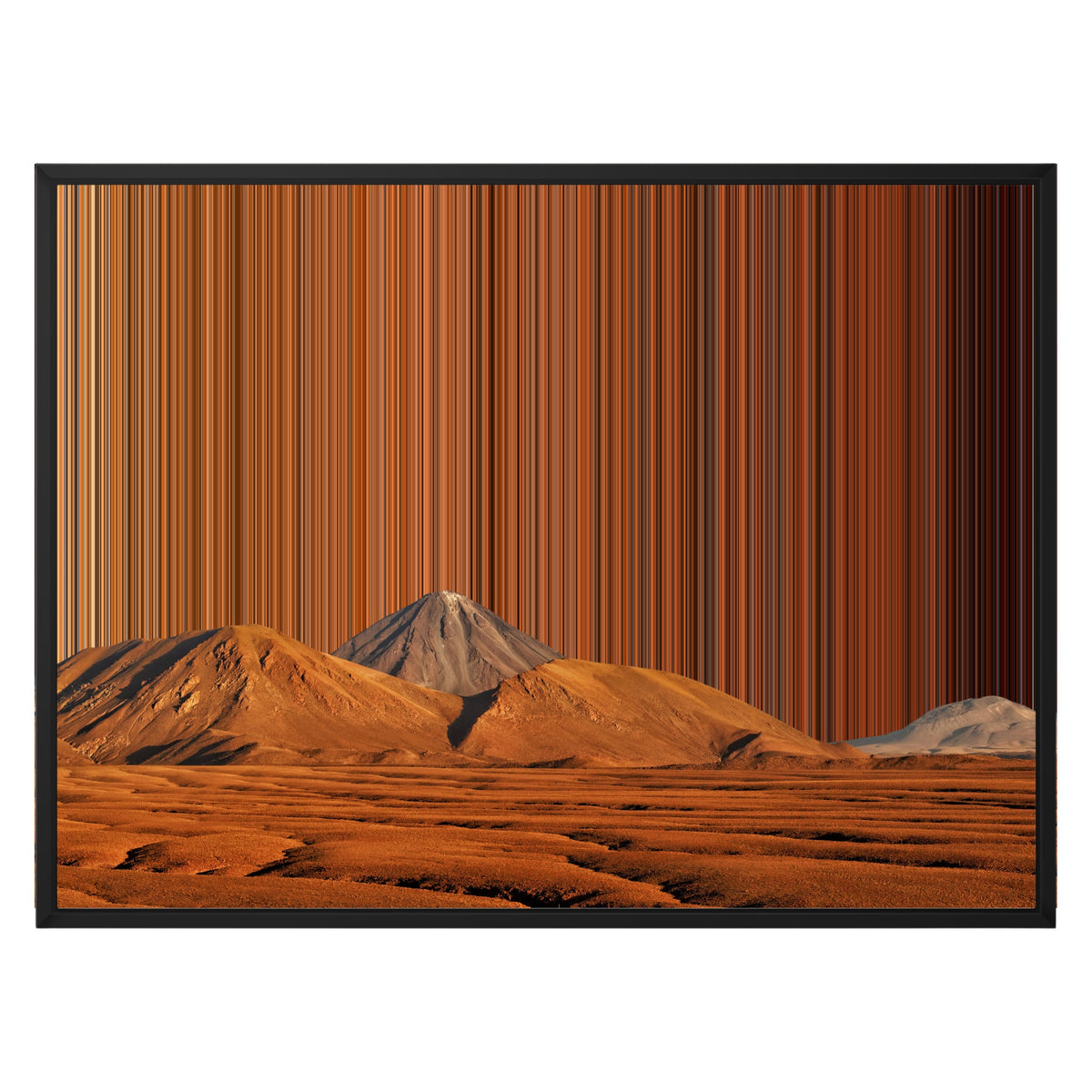 30×24" Framed Canvas - Black Frame variant