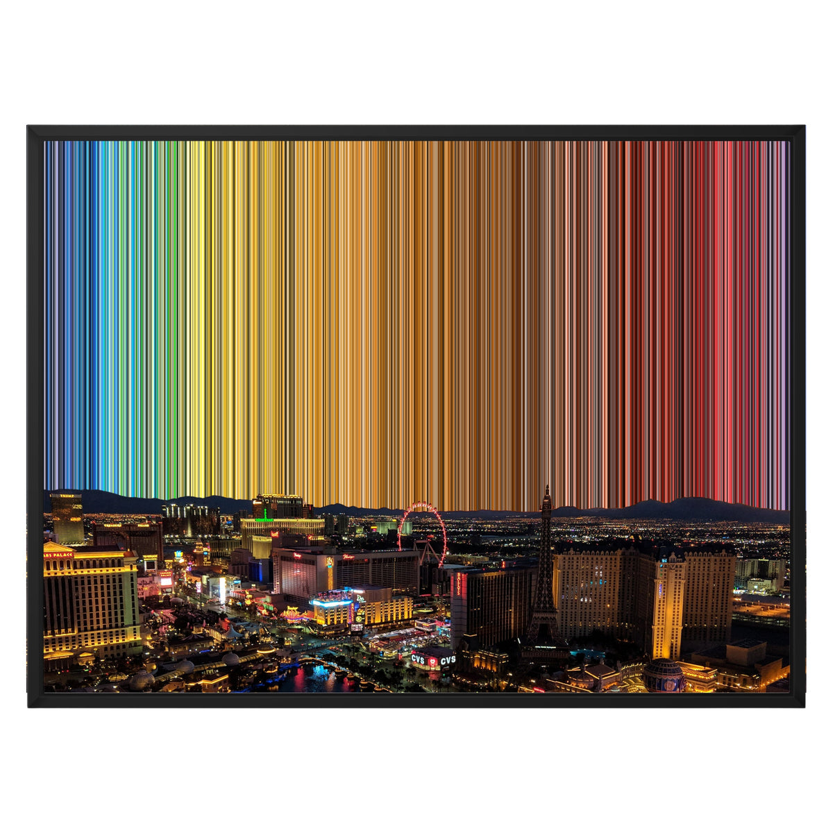 30×24" Framed Canvas - Black Frame variant