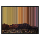 30×24" Framed Canvas - Black Frame variant