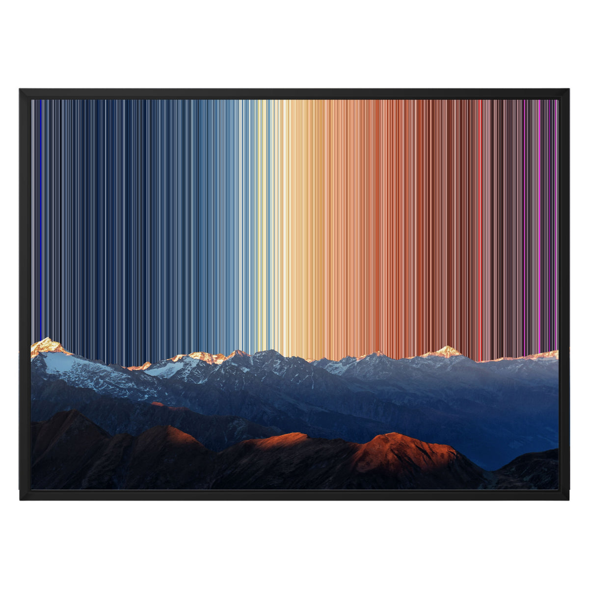 Tela con cornice classica, 30×24", cornice nera