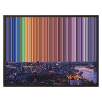 30×24" Framed Canvas - Brown Frame variant