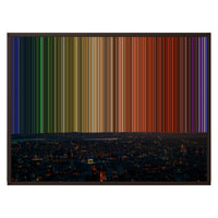 30×24" Framed Canvas - Brown Frame variant