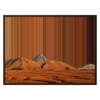 30×24" Framed Canvas - Brown Frame variant