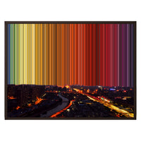 30×24" Framed Canvas - Brown Frame variant