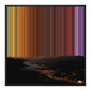 Toile encadrée, format 30×30", cadre noir