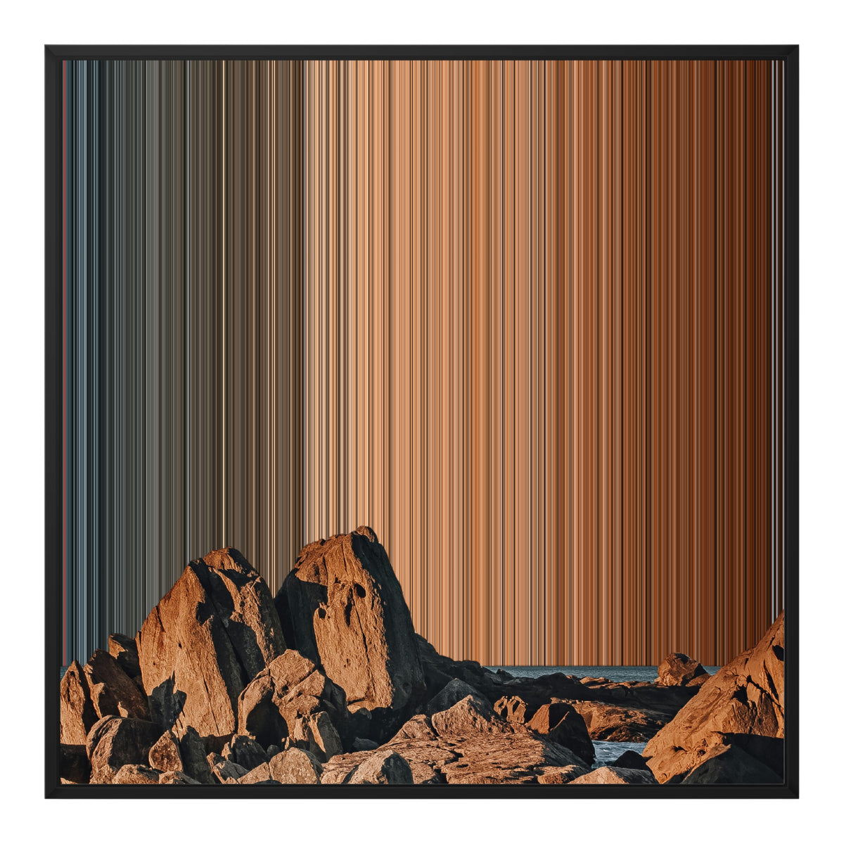 Florianópolis - Prismatic Memory No. 001 - CAN-19MM-FRA-SC-30X30_32x32_Black