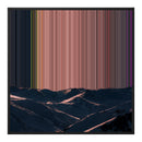 Ingelijst canvas, 30×30", zwarte lijst