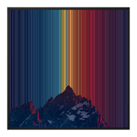 30×30" Framed Canvas - Black Frame variant