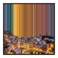 Gerahmtes Leinwandbild im Format 30×30", schwarzer Rahmen
