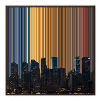30×30" Framed Canvas - Brown Frame variant