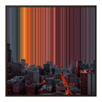 30×30" Framed Canvas - Brown Frame variant