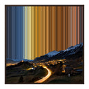 30×30" Framed Canvas - Brown Frame variant
