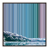 30×30" Framed Canvas - Brown Frame variant
