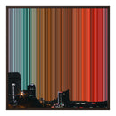 30×30" Framed Canvas - Brown Frame variant