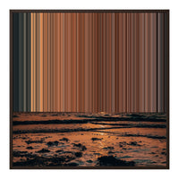 30×30" Framed Canvas - Brown Frame variant