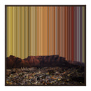 30×30" Framed Canvas - Brown Frame variant