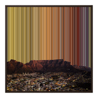 30×30" Framed Canvas - Brown Frame variant