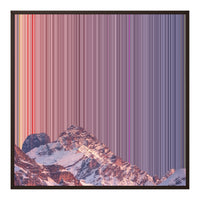 30×30" Framed Canvas - Brown Frame variant