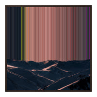 Ingelijst canvas, 30×30", bruine lijst