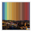 30×30" Framed Canvas - White Frame variant