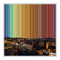 30×30" Framed Canvas - White Frame variant
