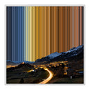 30×30" Framed Canvas - White Frame variant