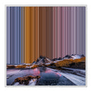 Inramad canvastavla, 30×30", vit ram