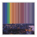 30×30" Framed Canvas - White Frame variant