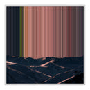 Ingelijst canvas, 30×30", witte lijst