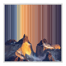 Gerahmtes Leinwandbild im Format 30×30", weißer Rahmen