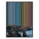 30×38" Framed Canvas - Black Frame variant