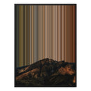 30×38" Framed Canvas - Black Frame variant