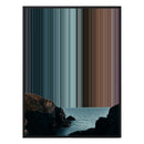 30×38" Framed Canvas - Black Frame variant