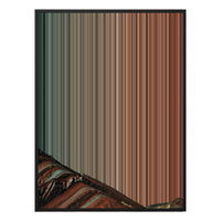 30×38" Framed Canvas - Black Frame variant