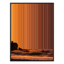 30×38" Framed Canvas - Black Frame variant