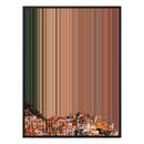 30×38" Framed Canvas - Black Frame variant