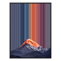 30×38" Framed Canvas - Black Frame variant