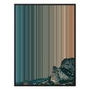 30×38" Framed Canvas - Black Frame variant