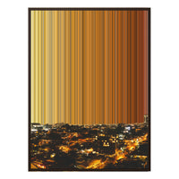 30×38" Framed Canvas - Brown Frame variant