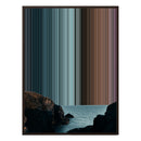 30×38" Framed Canvas - Brown Frame variant