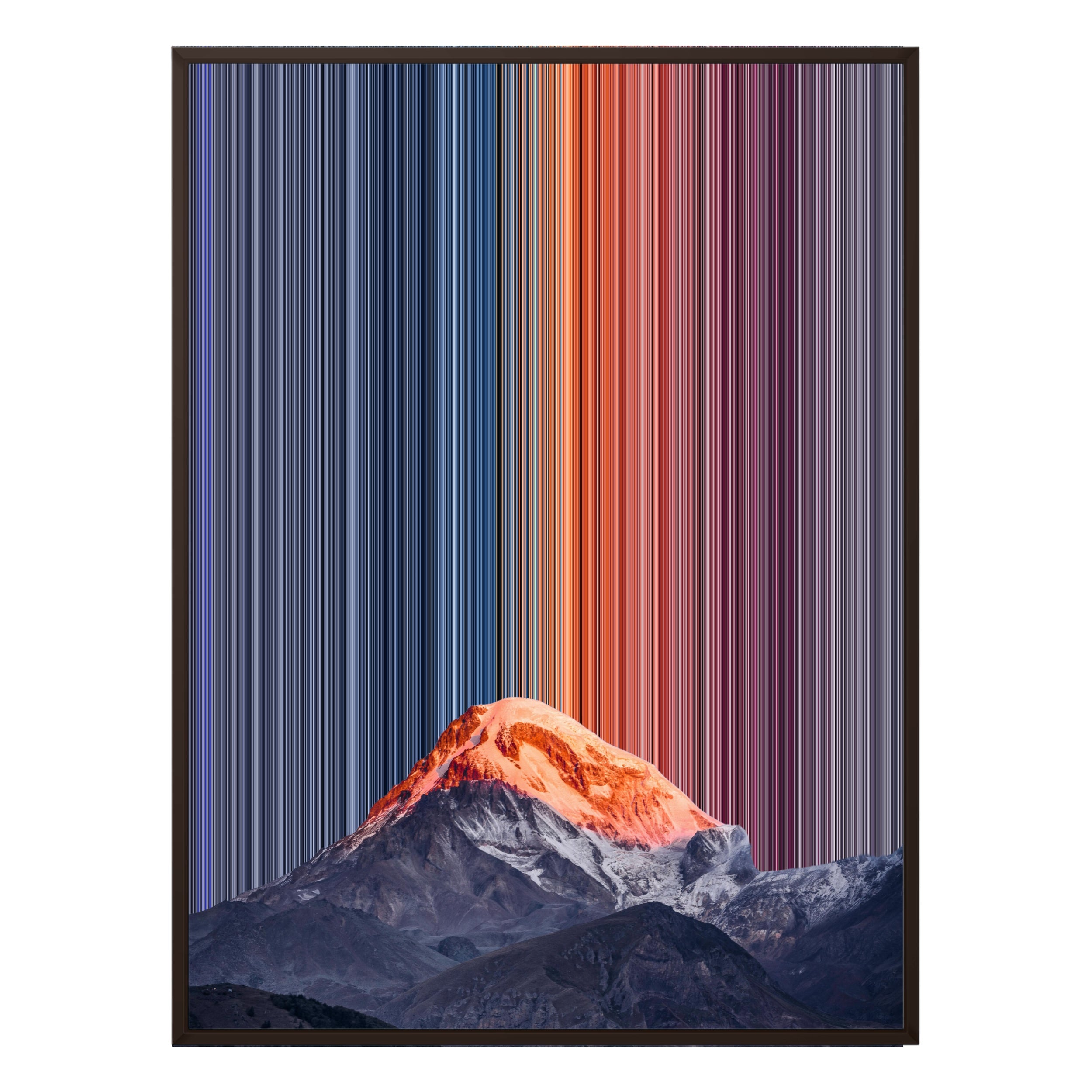 30×38" Framed Canvas - Brown Frame variant