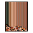 30×38" Framed Canvas - Brown Frame variant