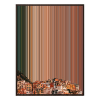 30×38" Framed Canvas - Brown Frame variant